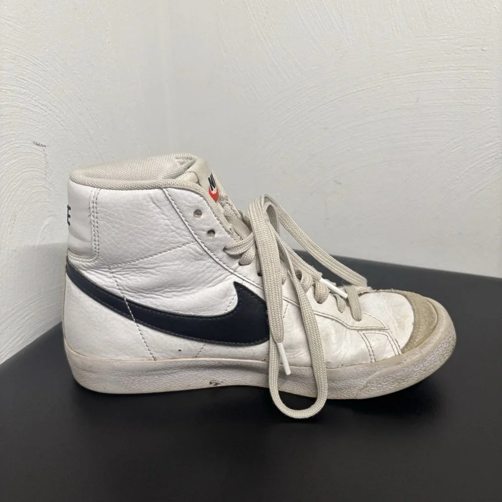 Nike Blazer Mid '77‎ Vintage GS White Black Youth 5.5 Women's 6.5 DA4086-100